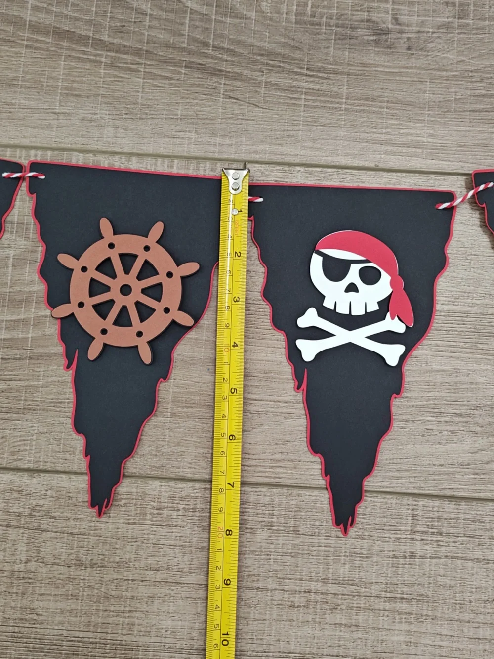 Toddler Pirate Hat & Party Banner - EUC